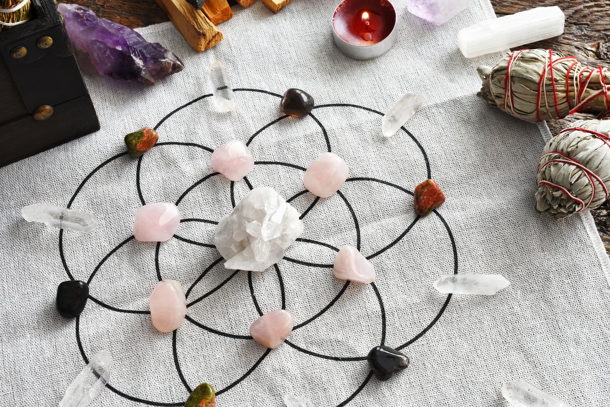 Crystal Healing Grid and Sacred Geometry